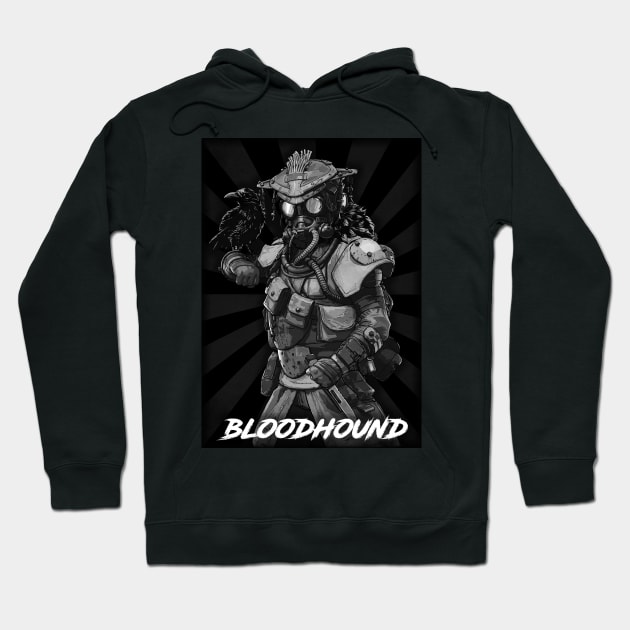 Bloodhound black Hoodie by Durro